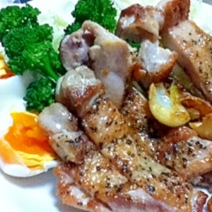 焼くだけ簡単ガーリックチキンステーキ レシピ 作り方 By 我楽多さん 楽天レシピ 焼くだけ簡単ガーリックチキンステーキ レシピ 作り方 By 我楽多さん 楽天レシピ